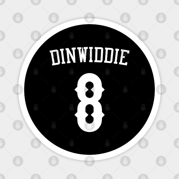 Spencer Dinwiddie - Brooklyn Nets Magnet by Cabello's